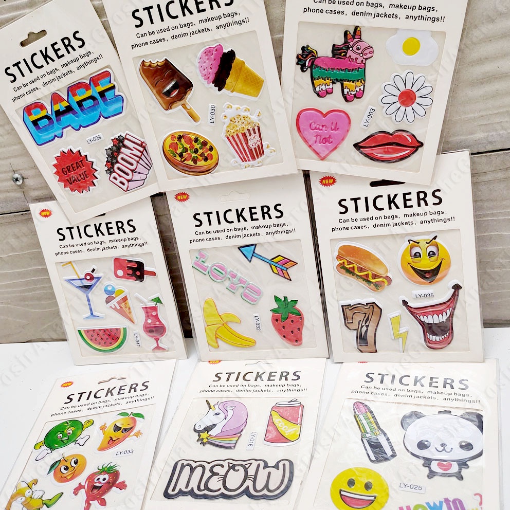 STICKERS LY STICKER SCRAPBOOK STIKER DEKORASI KARAKTER