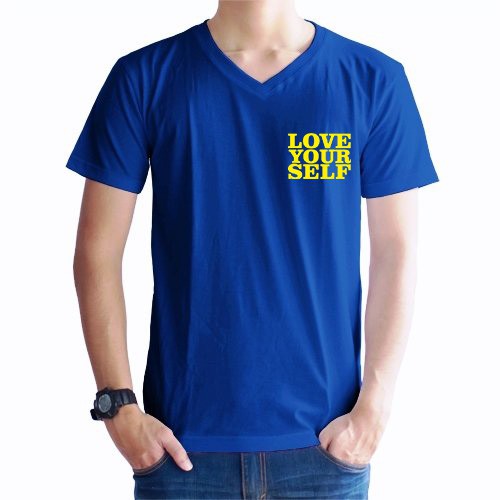 KAOS PRIA love yourself pocket / KAOS PRIA VNECK/ KAOS PRIA