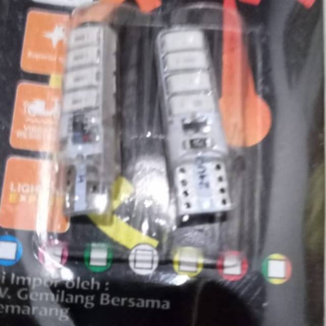 Sepasang Lampu Senja Kota Led T10 Truk 24 volt Kedip