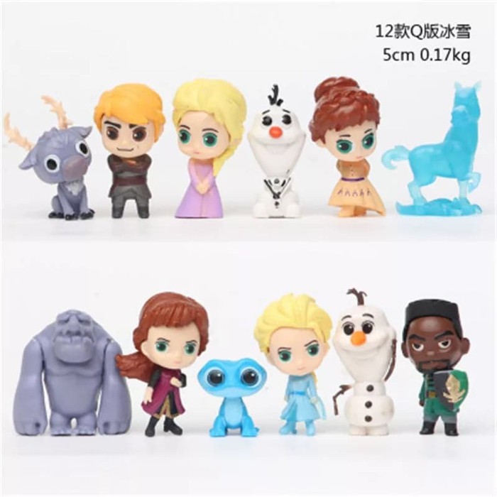 Action Figure Frozen Chibi Disney Set