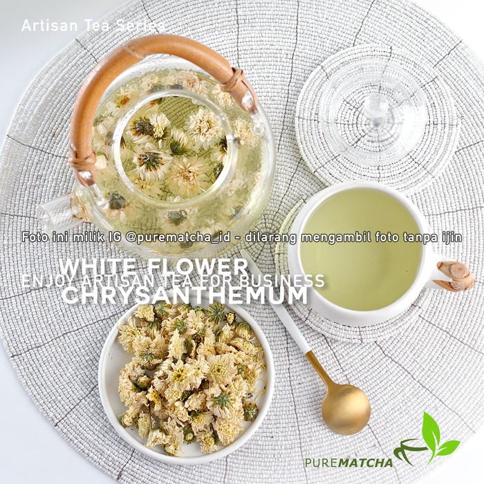 

Artisan Tea Tisane White Chrysanthemum 50gr Teh Bunga Krisan Putih