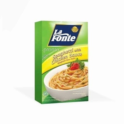 

la fonte pronto spaghetti with chicken sauce 117gr