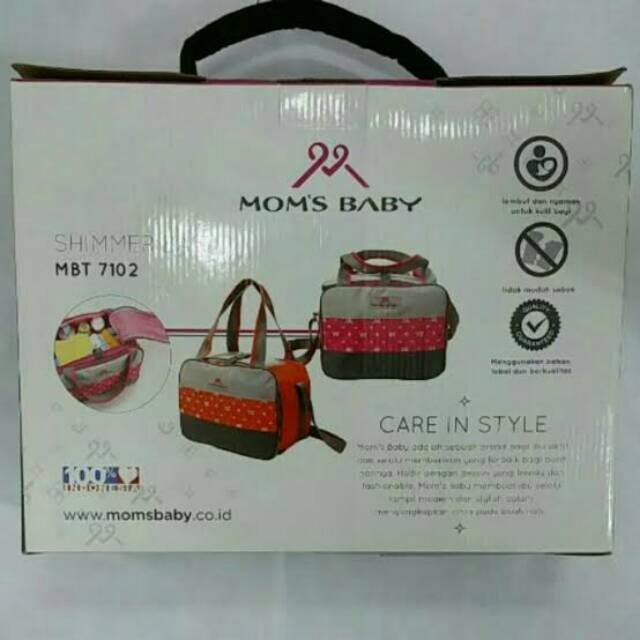 SHIMMER BAG MOM'S BABY 7102