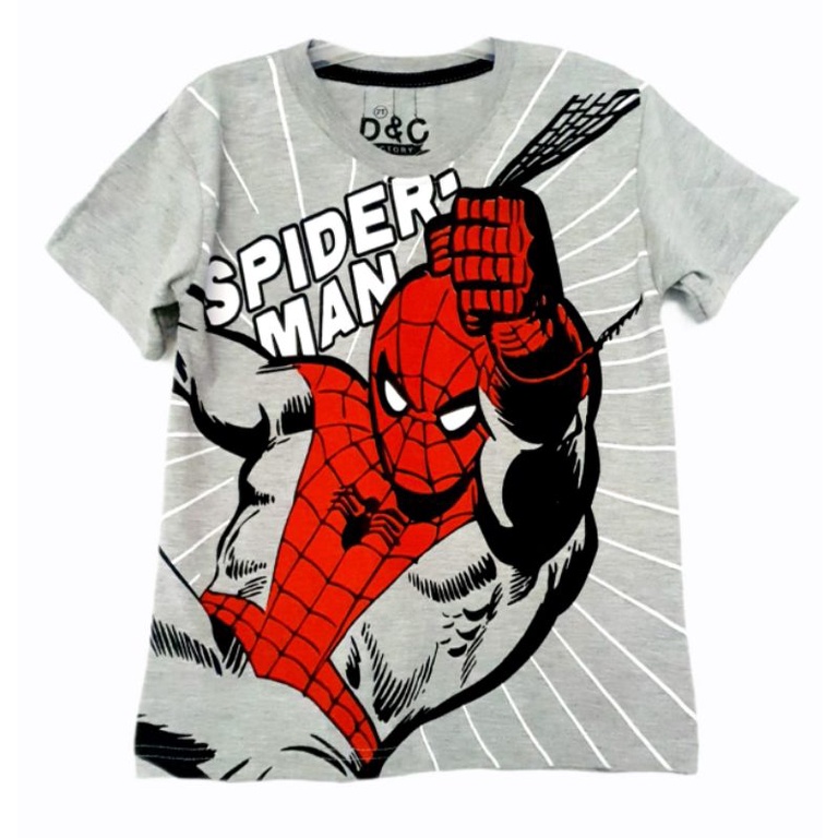 MKG - DC GROSIR KAOS ANAK KARAKTER SZ 2-7 SPIDEY MISTY