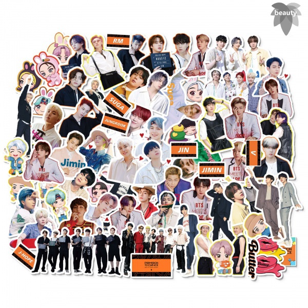 85 Lembar Stiker Kpop BTS Bangtan Boys Permision to Dance Album Untuk Koleksi Fans