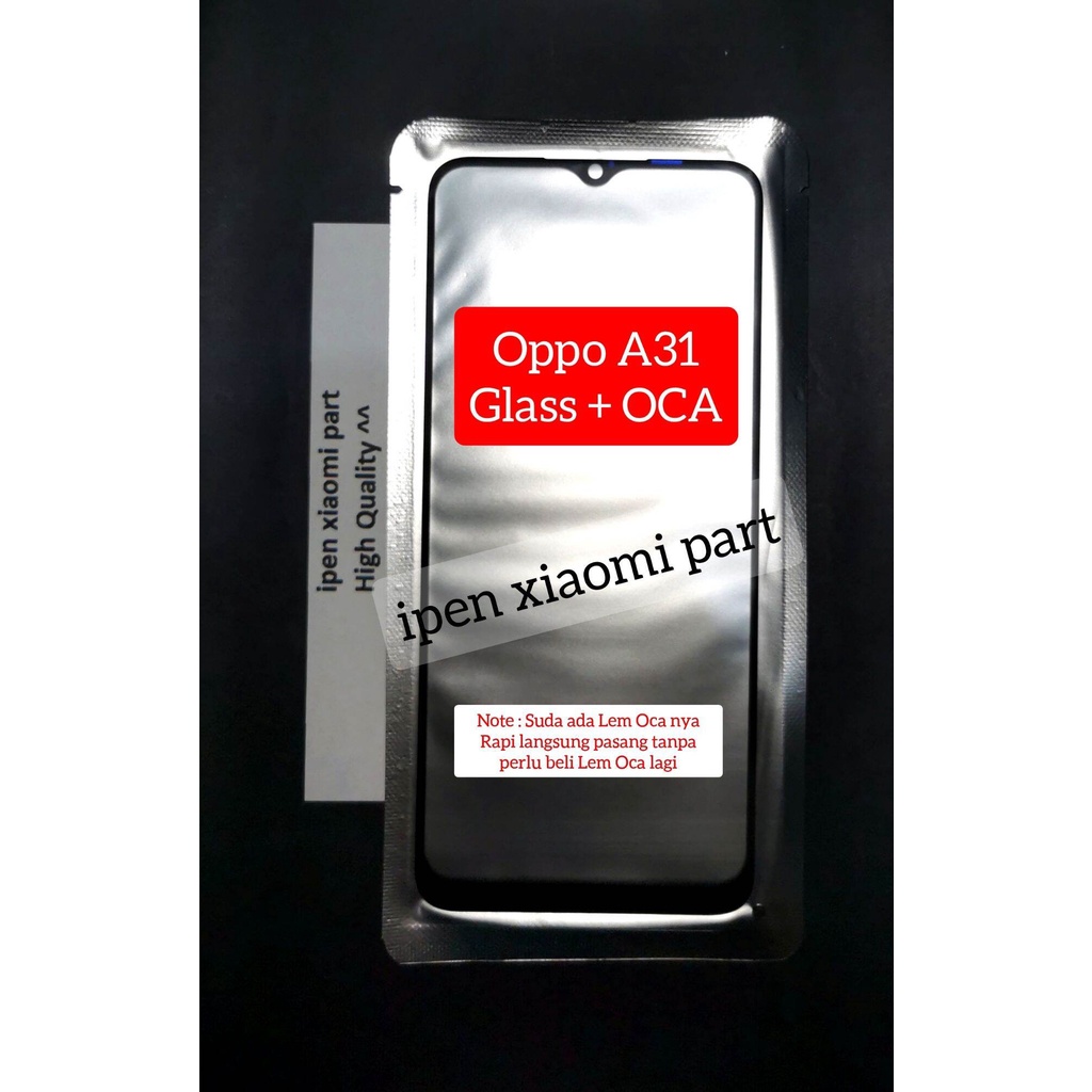 Glass Sudah Oca Oppo A31 Kaca Touchscreen LCD Layar Sentuh