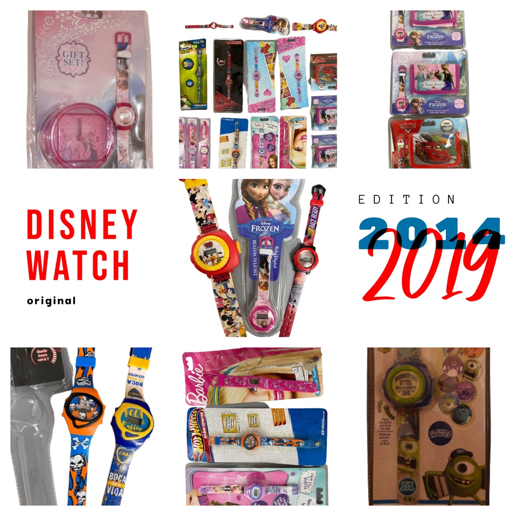 Jam Tangan Anak Disney Untuk Perempuan dan Laki-laki Original Edisi 2014-2019