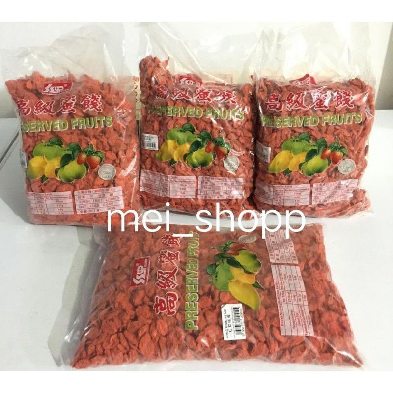 

KIAMMUI MERAH /KIAM BOY MERAH MANIS NON BIJI 500 GRAM IMPORT MALAYSIA