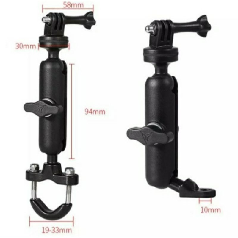 Breket Holder Camera Go Pro Gopro Untuk Sepeda Motor Dan Sepeda Motowolf