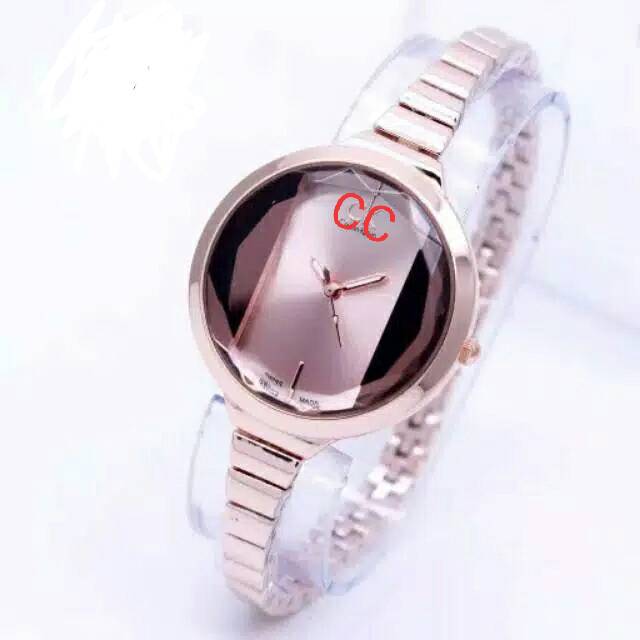 (G_W) COD ( Bayar Di Tempat ) Ready 3 Warna Jam Tangan Wanita Belimbing Rantai Steel