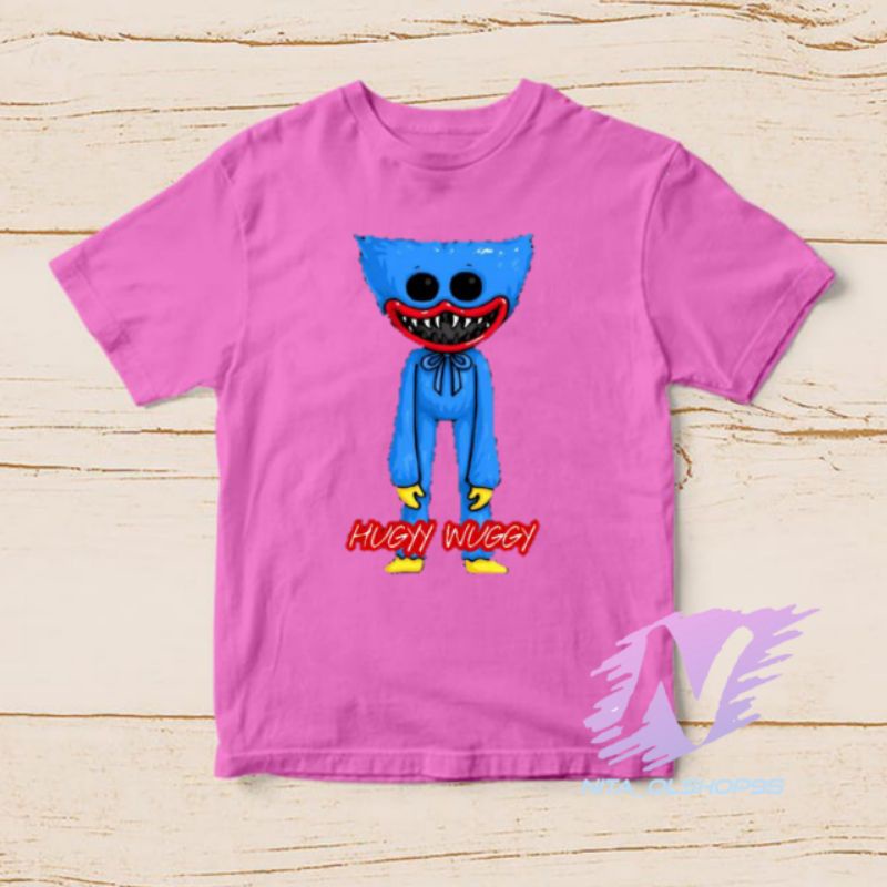 baju anak kaos anak huggy wuggy