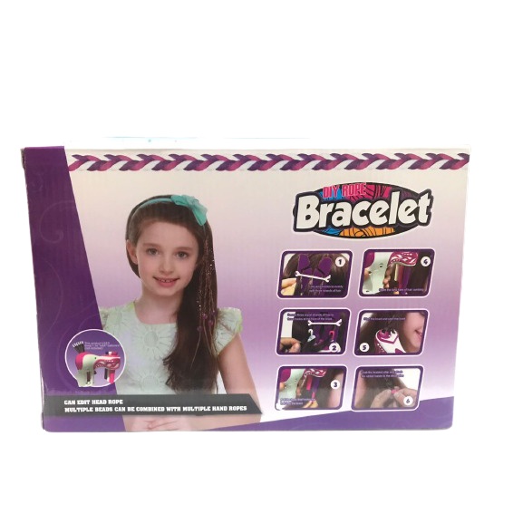 Alat Kepang Anak Elektrik Portable Otomatis Jepitan Anak Perempuan DIY Hair Weave Machine
