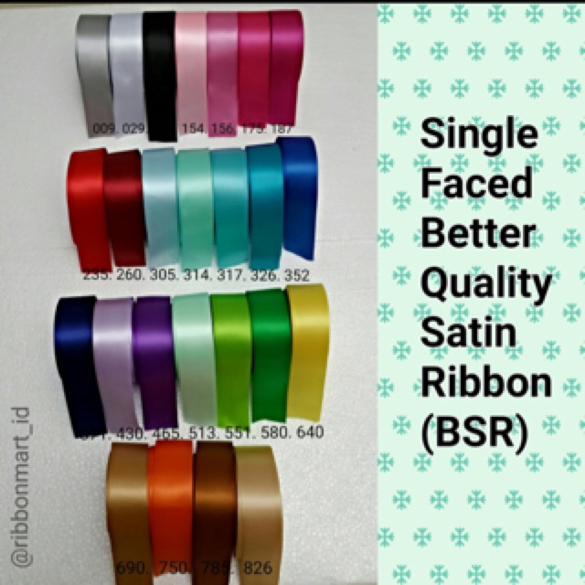 

Pita Satin Premium 1.5" / 3.8cm