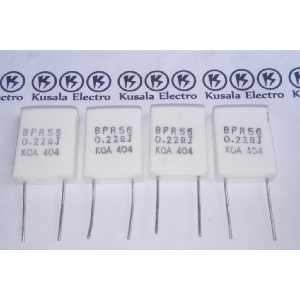Resistor 5 Watt 0.22 Ohm / BPR 56