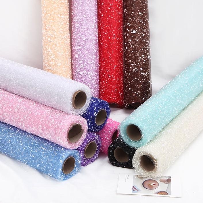 

SNOW TILE ROLL KAIN TILE SALJU PER ROLL KAIN PEMBUNGKUS BUKET BUNGA FLOWER WRAPPING