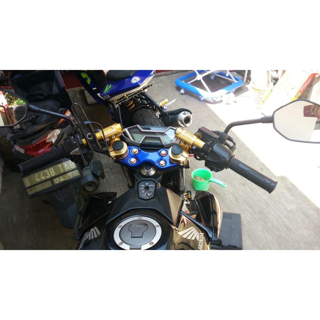 STANG JEPIT + RAISER VIXION CB15OR VERZA XRIDE SCORPIO TIGER MEGAPRO SCORPIO RX KING