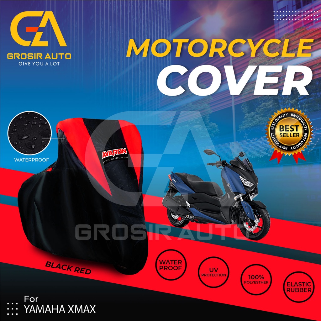 Sarung Motor AVARON XMAX Penutup Pelindung Body Cover Motor Warna Anti Air Merk Avaron