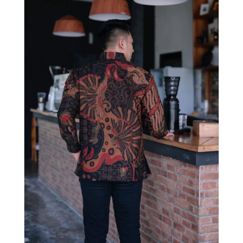 KEMEJA BATIK PREMIUM PRIA TERBARU BATIK LENGAN PANJANG EXCLUSIVE BAJU BATIK KASUAL / FORMAL TERBARU