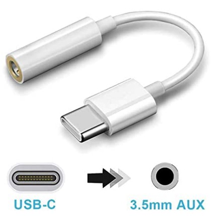 Converter Audio Headset Samsung Usb Type C to Aux 3.5mm Adapter