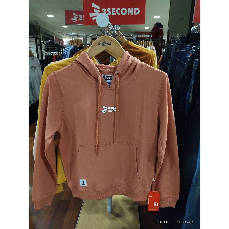 HOODIE CEWEK 3SECOND 100% ORIGINAL NEW ARRIVAL. 3 WARNA MERAH BLEWAH,BIRU,COKLAT (HARGA TERBAIK)