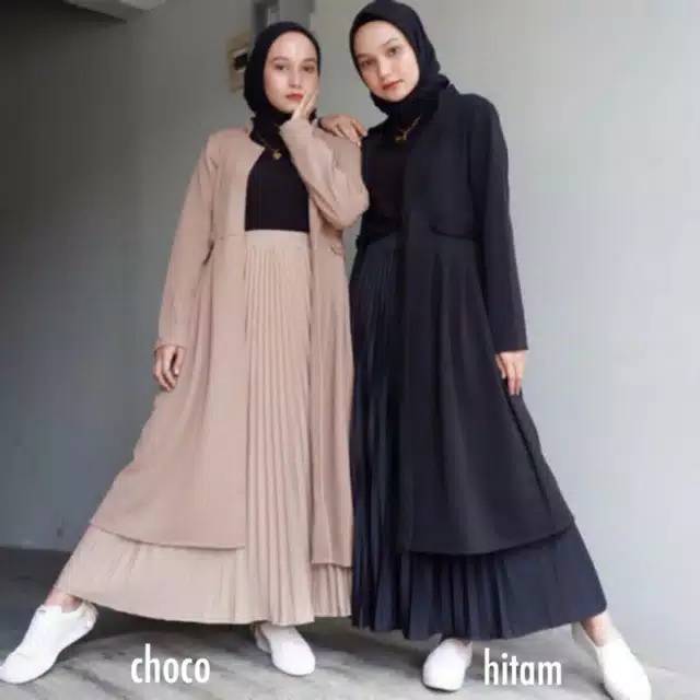 ROK PLISKET MURAH PRISKET PLEATED POLOS REMPEL SKIRT ABG FLARE SKIRT MAYUNG FLOWY