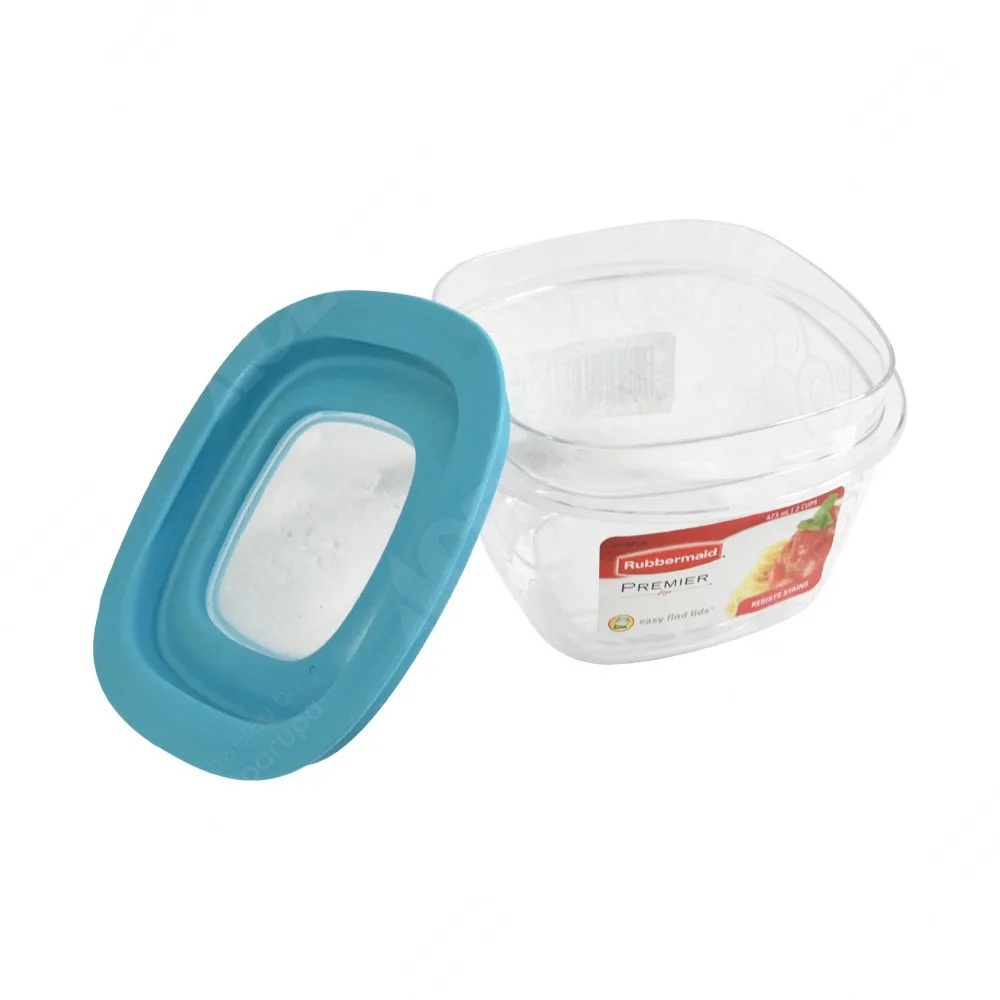 Ace Rubbermaid 473 Ml Premier Wadah Makanan - Biru