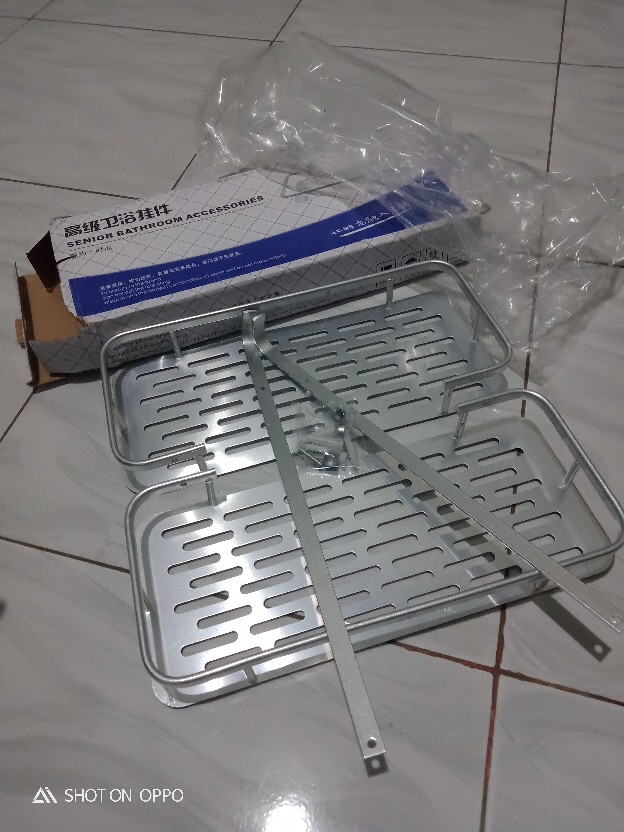 Rak Dinding Toilet Kamar Mandi