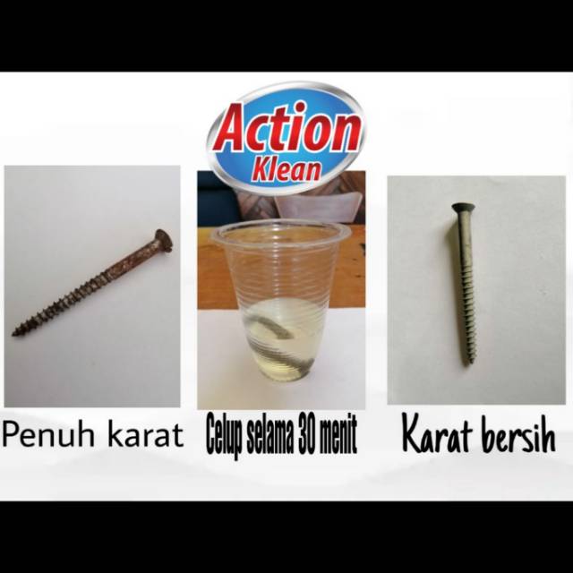 ACTION KLEAN RUST REMOVER PEMBERSIH KARAT PENGHILANG KARAT ANTI KARAT KOROSI