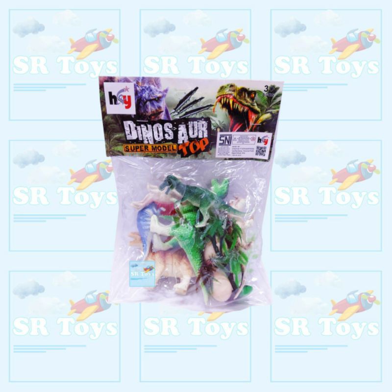 Mainan Hewan Karet Dinosaurus Bertelur PROMO Bayar di Tempat