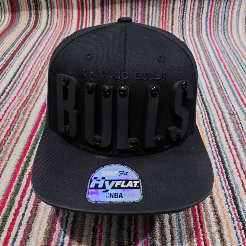Topi Snapback NBA Hyflat Chicago Bulls Original Second