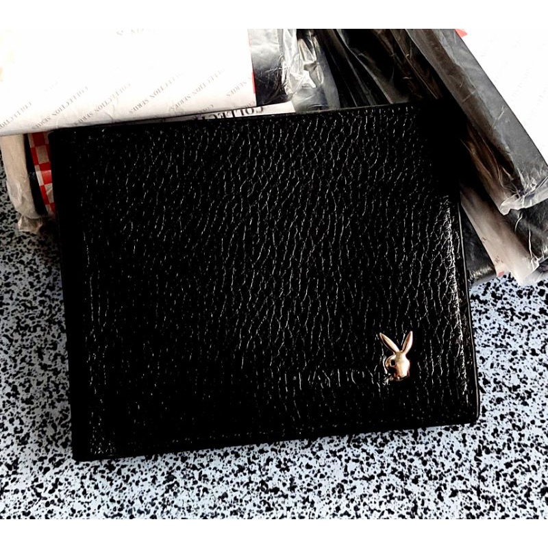 Medan Termurah KD22 ( Black ) Dompet Pria import murah Dompet Pria Pu leather hitam