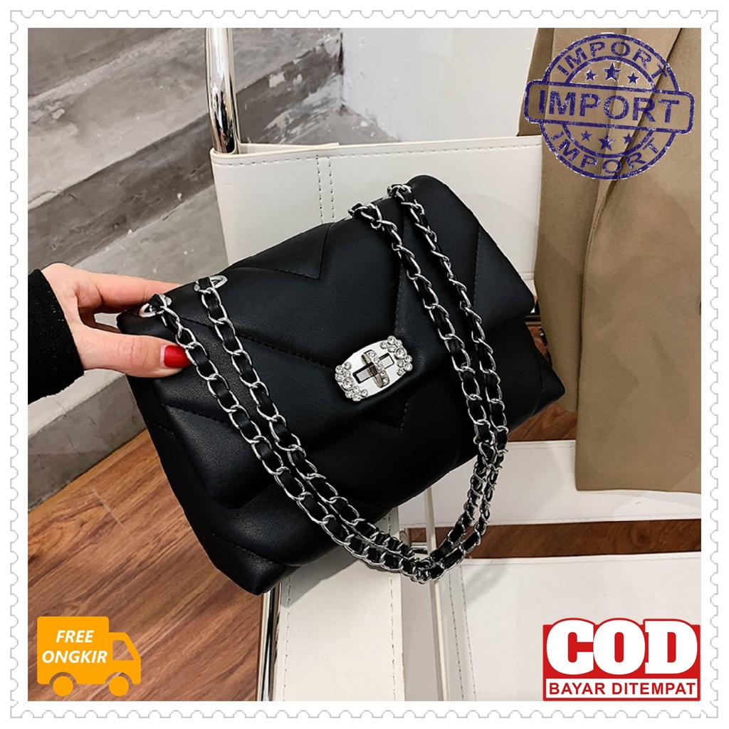 TAS SELEMPANG WANITA IMPORT VB3242 PESTA BAHU SLINGBAG JINJING MURAH KONDANGAN BATAM JAKARTA KANTOR 