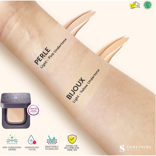 [BPOM] SOMETHINC COPY PASTE BREATHABLE MESH CUSHION SPF 33 PA++ | HOOMAN BREATHABLE UV CUSHION COVER SPF 35/PA+++