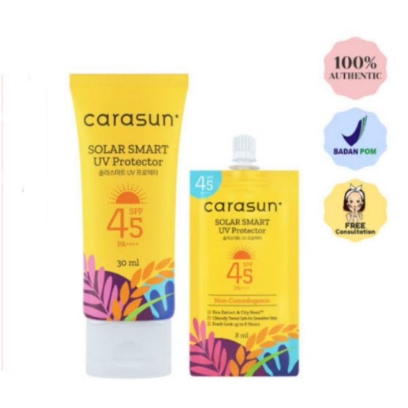 Carasun Solar Smart UV Protector SPF 45 PA++++/100% Original