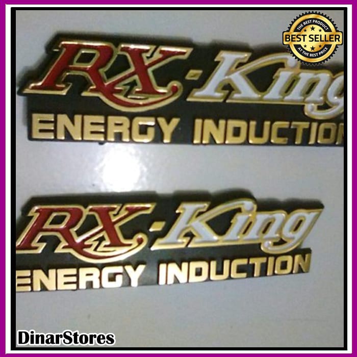 Emblem Box Aki RX King Merah