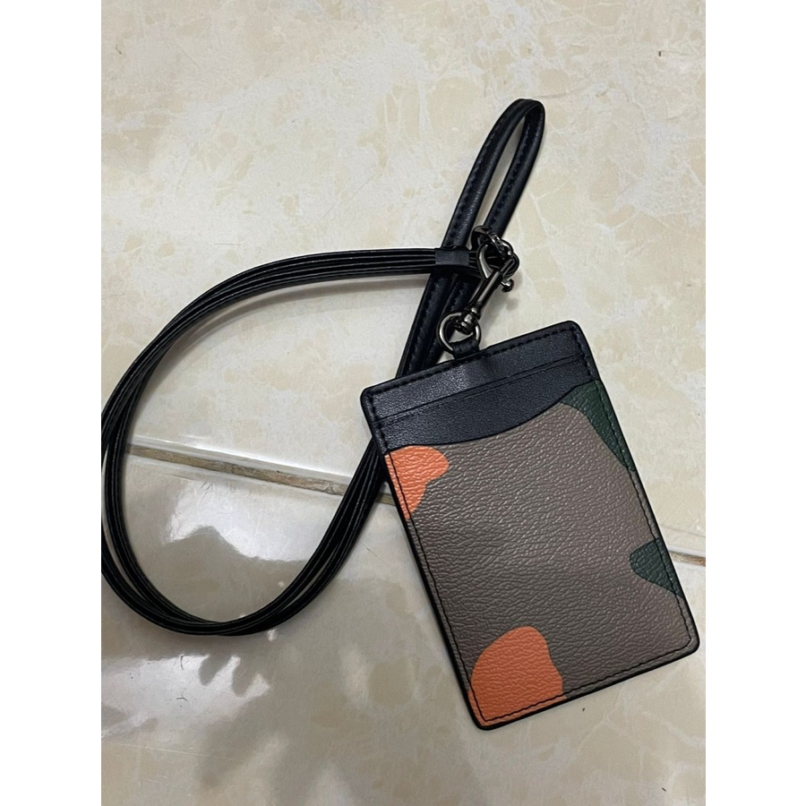 

COACH Id Lanyard Army Signature Canvas 100% AUTHENTIC!