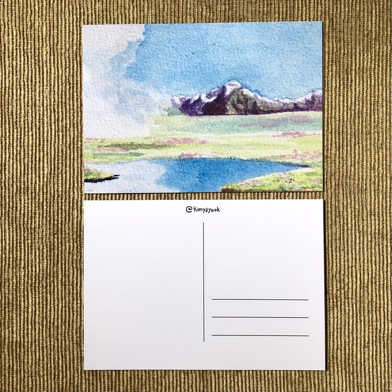 

Howl’s Scenery Watercolor Art Print Postcard