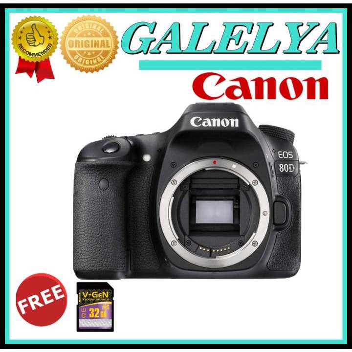 Canon Eos 80D Dslr Camera (Body Only)