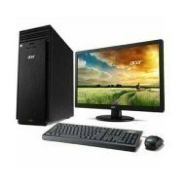 PC Acer TC-708 Intel Ci3 8100 3.6Ghz / 4GB DDR4 / 1TB LENGKAP MONITOR