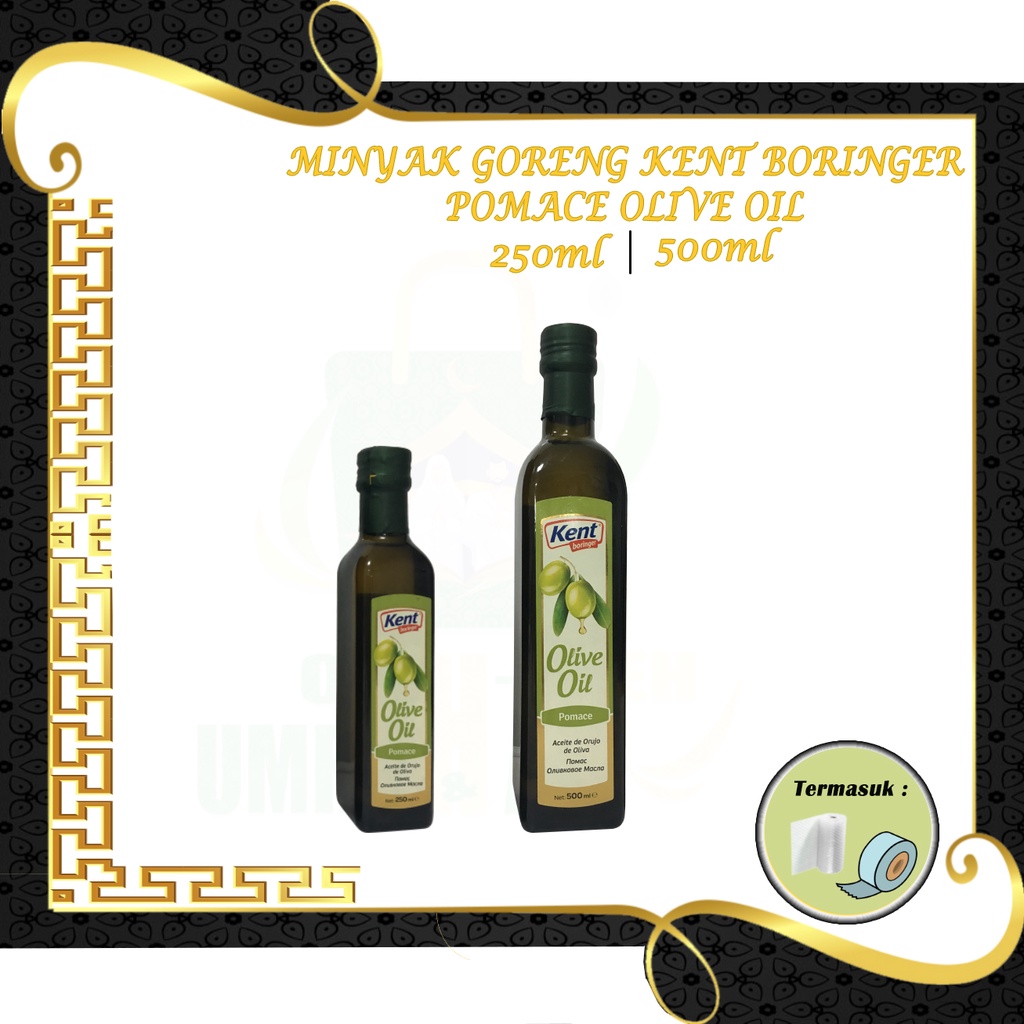 

Minyak Goreng Kent Boringer Pomace Olive Oil - Ukuran Sedang