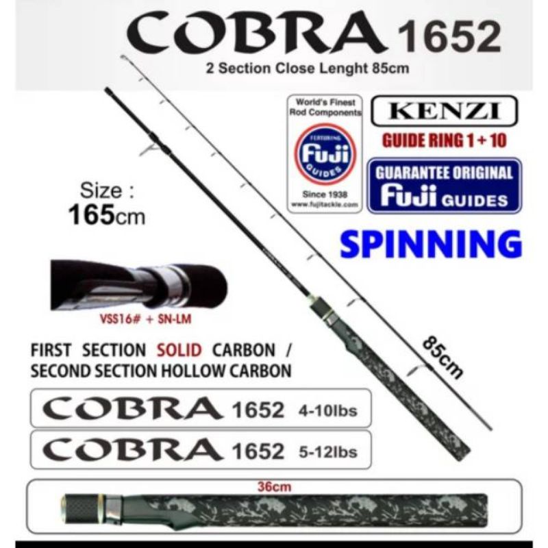 joran kenzi cobra 4-10 lb 165 cm