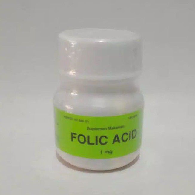 1 Botol (100 Tablet)Folic Acid 1mg First Medifarma Asam Folat Suplemen Kesuburan Promil