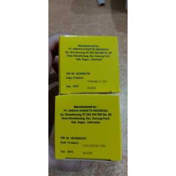 CREAM SJ TEMULAWAK / SIN JUNG TEMULAWAK ORIGINAL BPOM 10G