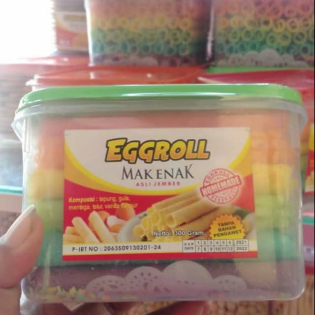 Egg roll mak enak