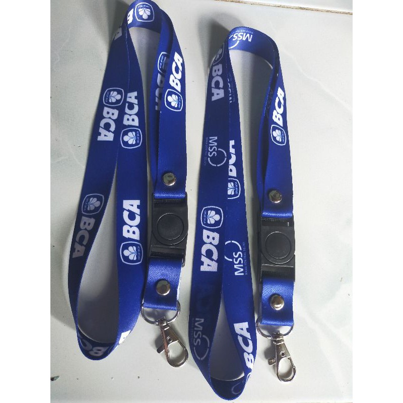 [READY] tali id card BCA lanyard satuan