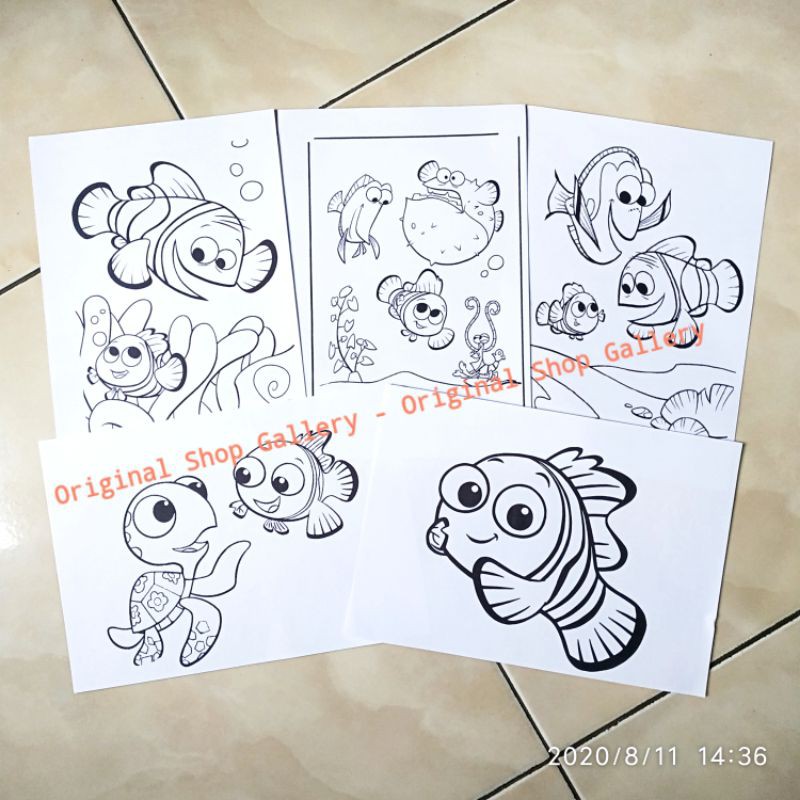 

Termurah 100 Lembar Kertas Mewarnai A5 Bebas Request Gambar