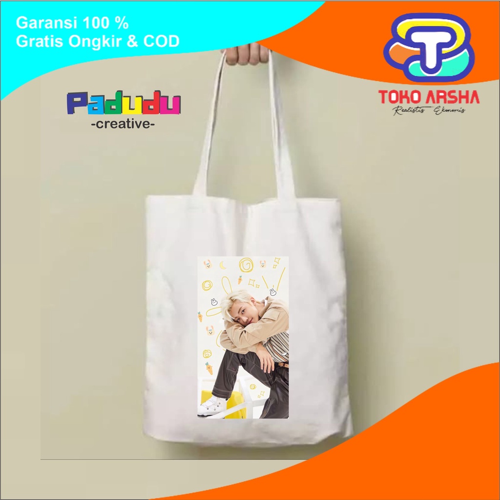 JAEMIN BUNNY Tas Totebag Aesthetic Vintage Toko_arsha