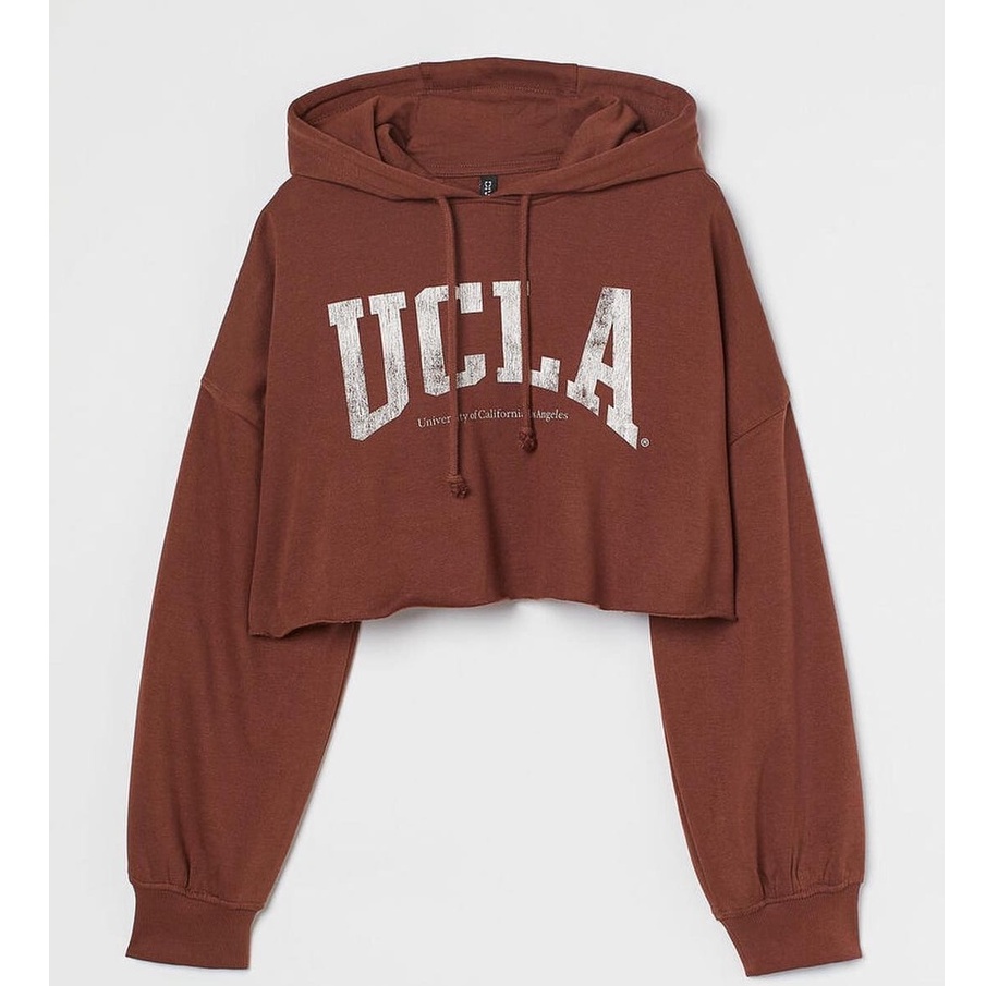 UCLA CROOPE HOODIE SWEATER / SWEATER HOODIE WANITA / HOODIE WANITA