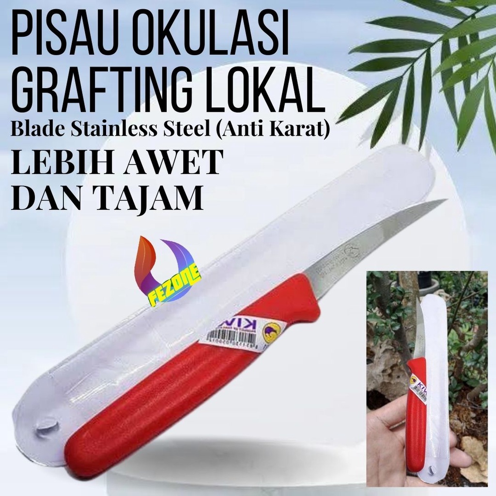 Pisau Grafting Stek Okulasi Cangkok Sambung Pucuk FEZONE