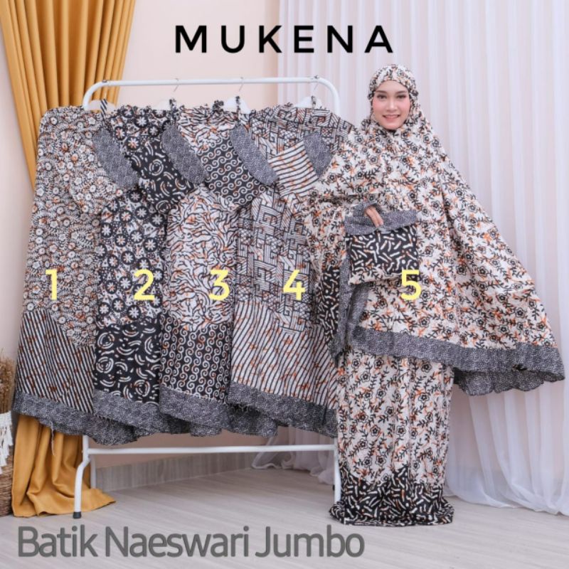 MUKENA Jumbo Premium motif Batik Termurah